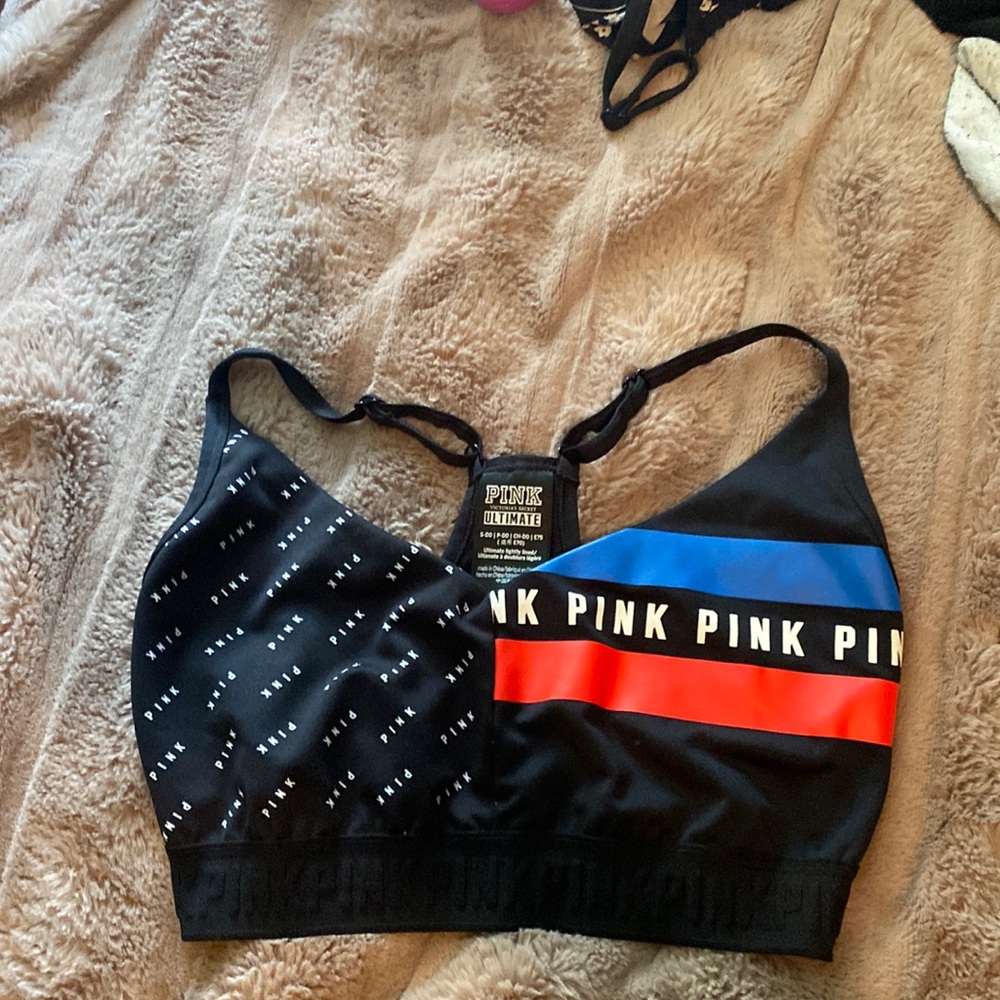 Small pink sports bra